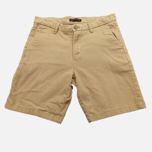 Saks Fifth Ave Shorts 30 Men's Casual Beige Denim Jean Pockets Cotton Blend